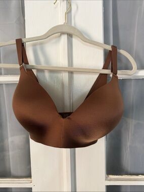 Soma Natalie Seamless Everyday Brown Wireless Bra Size 34DD